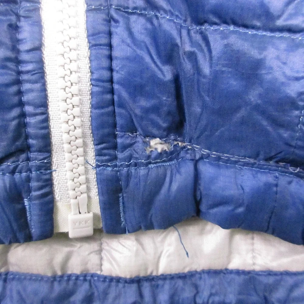 The North Face Jacket Mens Small Blue Thermoball Quilted Puffer Full Zip